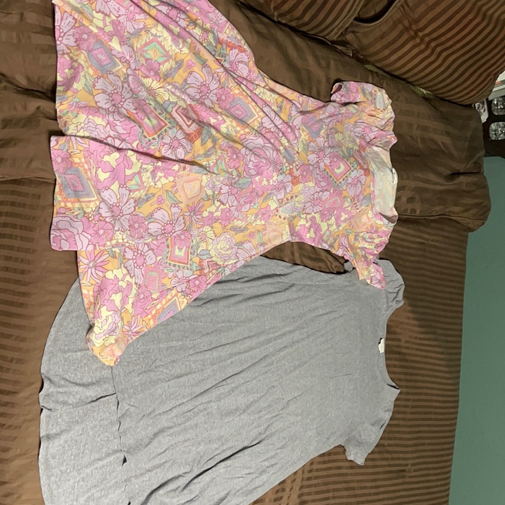 Two medium lularoe dresses